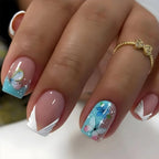 Nail Art Kit Floral Gradient Gel Polish & Strips