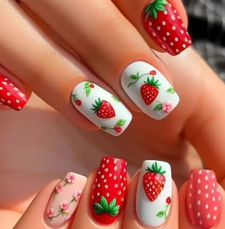 Nail Art Kit Floral Gradient Gel Polish & Tools