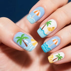 Nail Art Kit Floral Gradient Gel Polish & Tools