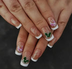 Nail Art Kit Floral Gradient Gel Polish & Tools