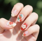 Nail Art Kit Floral Gradient Gel Polish & Tools