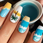 Nail Art Kit Floral Gradient Gel Polish & Tools