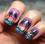 Nail Art Kit Floral Gradient Gel Polish & Tools