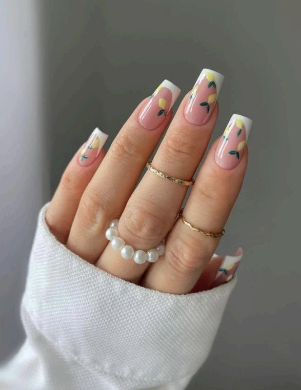 Nail Art Kit Floral Gradient Gel Polish & Tools