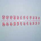 Nail Art Kit Floral Heart Designs Brushes & Stickers