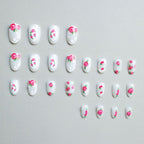 Nail Art Kit Floral Lace Designs Chip-Resistant Gel
