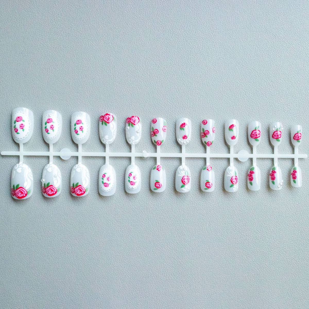 Nail Art Kit Floral Lace Designs Chip-Resistant Gel