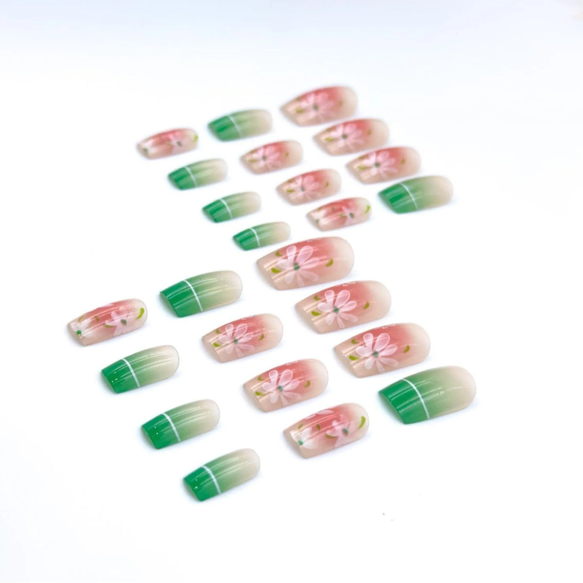 Nail Art Kit Floral Ombre Easy Application
