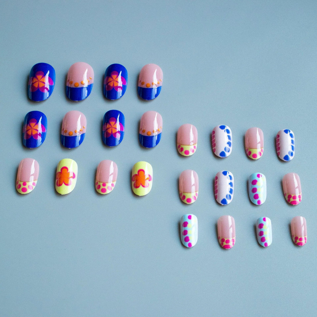 Nail Art Kit Floral Ombre Gel Polish & Tools