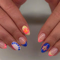 Nail Art Kit Floral Ombre Gel Polish & Tools