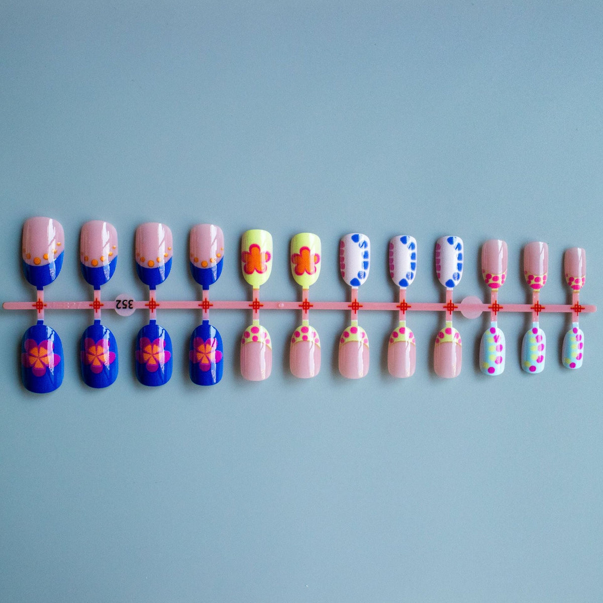 Nail Art Kit Floral Ombre Gel Polish & Tools