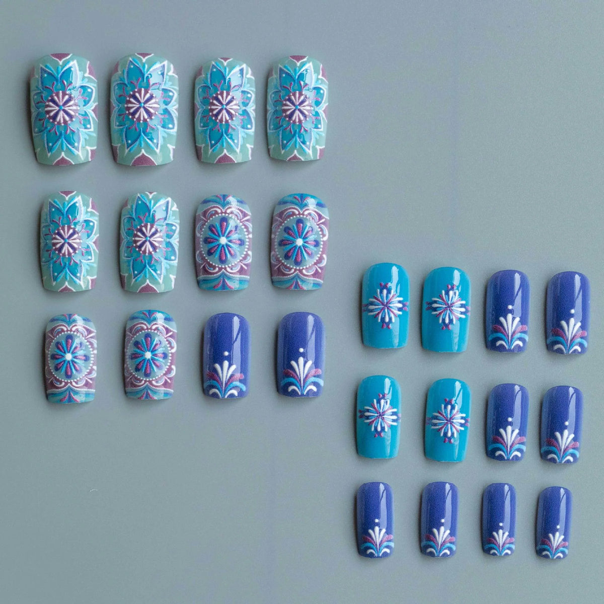 Nail Art Kit Floral Pattern Professional-Grade Easy Application