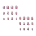 Nail Art Kit Floral Patterns Gemstone Accents
