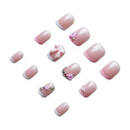 Nail Art Kit Floral Patterns Gemstone Accents