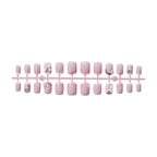 Nail Art Kit Floral Patterns Gemstone Accents