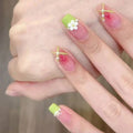 Nail Art Kit Floral Patterns Glue & Tool Bag