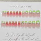 Nail Art Kit Floral Patterns Glue & Tool Bag