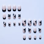 Nail Art Kit Floral Stencils Brushes & Stickers
