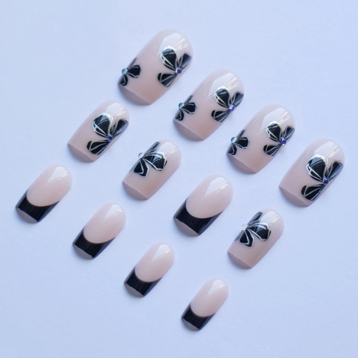 Nail Art Kit Floral Stencils Brushes & Stickers