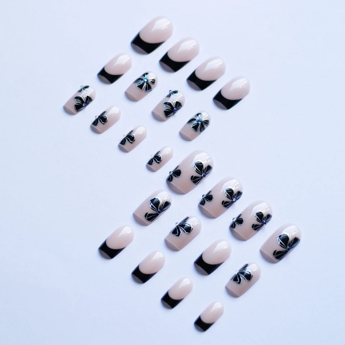 Nail Art Kit Floral Stencils Brushes & Stickers