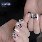 Nail Art Kit Floral Stencils Brushes & Stickers