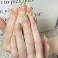 Nail Art Kit Floral Stencils Ombre Gel Long-Lasting Finish