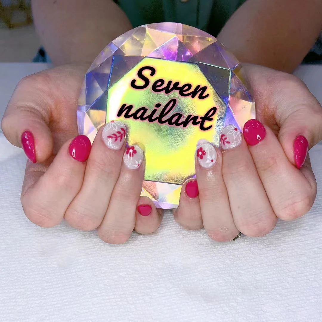 Nail Art Kit Floral Stickers & Brushes Travel Size