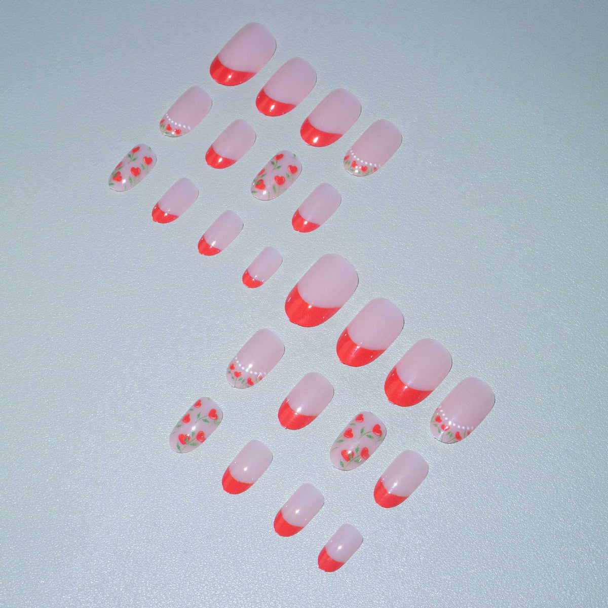 Nail Art Kit Floral Stickers & Long-Lasting Polish