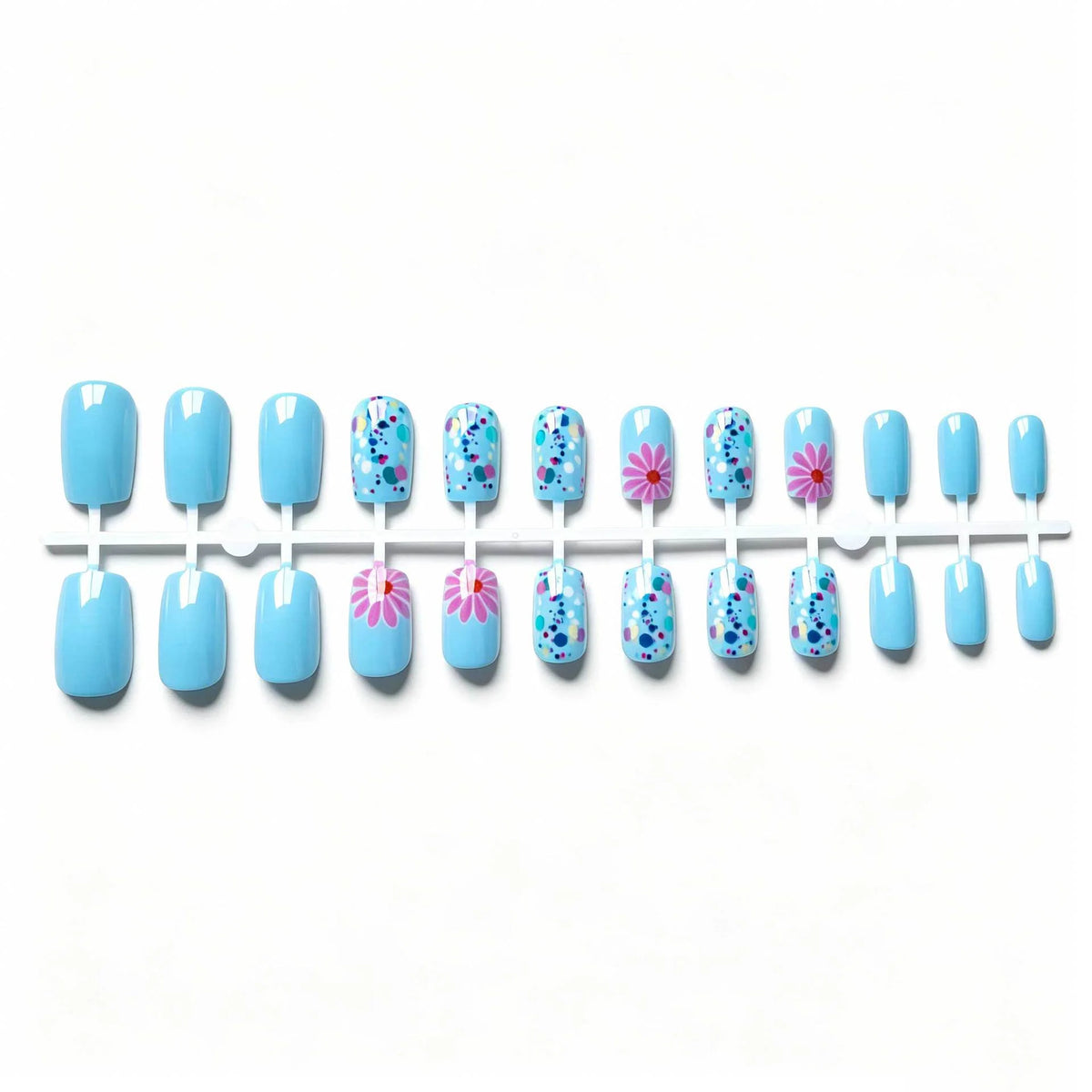 Nail Art Kit Floral Stickers Tools & Polish