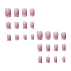 Nail Art Kit French Tip Floral Accents Long-Lasting