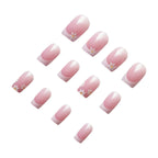Nail Art Kit French Tip Floral Accents Long-Lasting