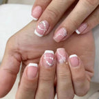Nail Art Kit French Tip Floral Easy Application