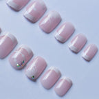 Nail Art Kit French Tip Floral Easy Application