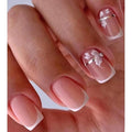 Nail Art Kit French Tip Floral Gel Polishes