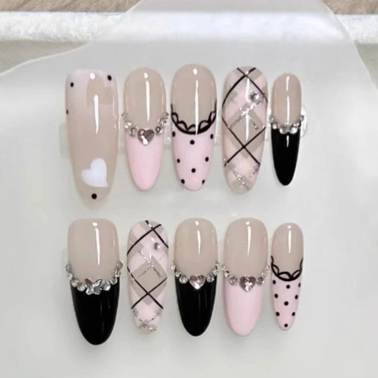 Nail Art Kit Glitter & 3D Embellishments Easy DIY