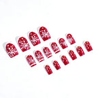 Nail Art Kit Hand-Painted Festive Designs Long-Lasting Finish