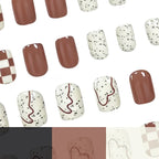Nail Art Kit Intricate Designs Easy Application 24 Pieces