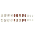 Nail Art Kit Intricate Designs Easy Application 24 Pieces