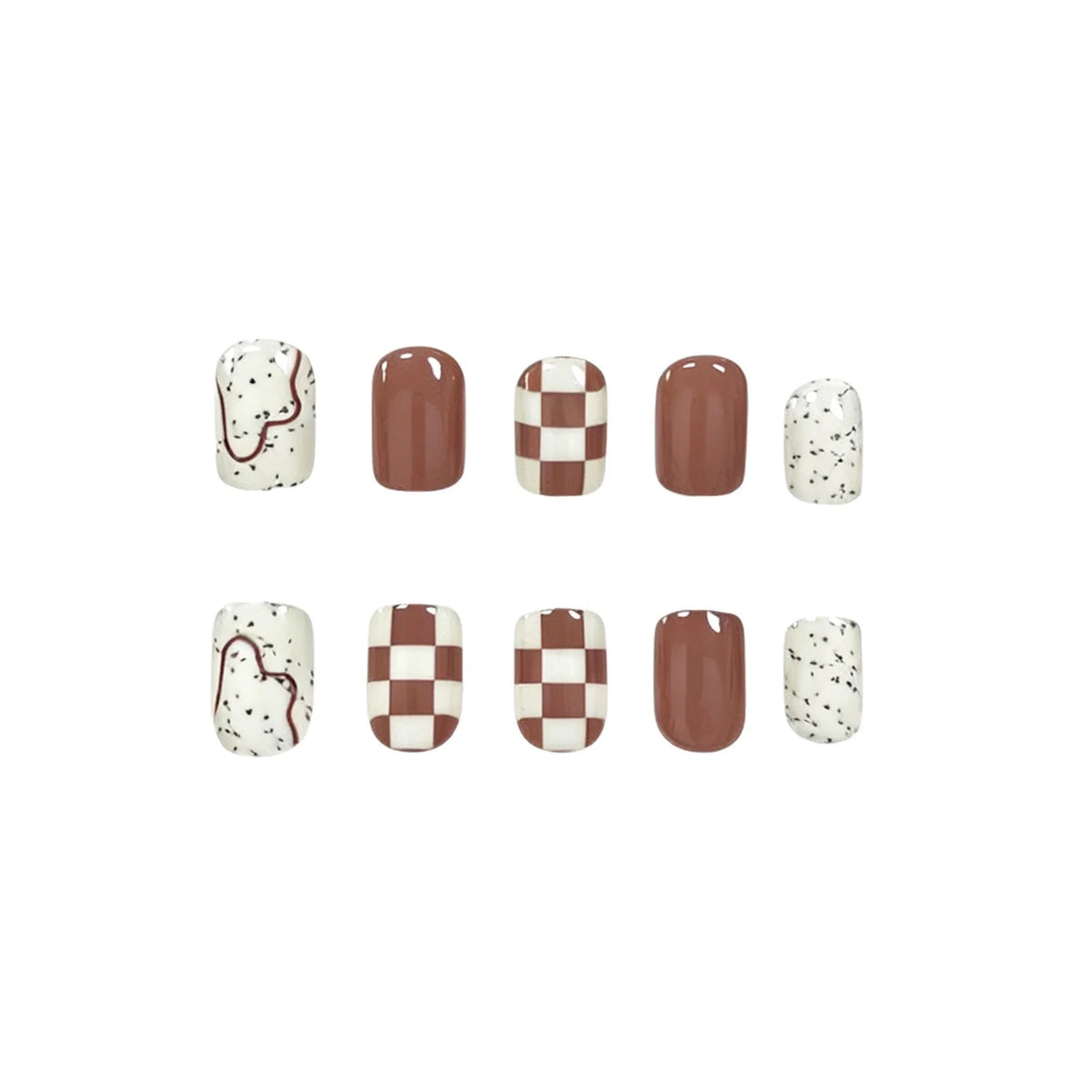 Nail Art Kit Intricate Designs Easy Application 24 Pieces