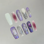 Nail Art Kit Intricate Designs & Gold Accents