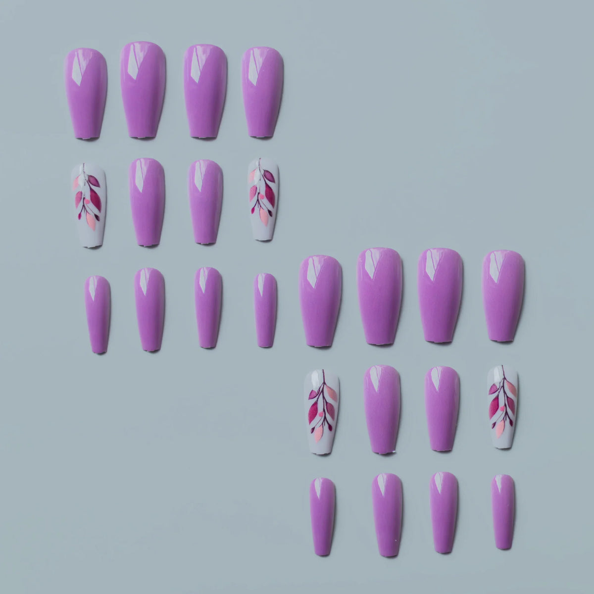 Nail Art Kit Intricate Floral Designs Long-Lasting Polish
