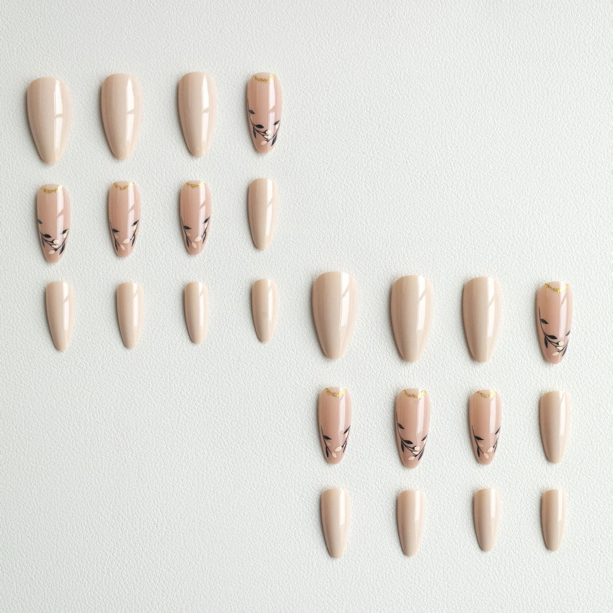 Nail Art Kit Intricate Floral Patterns Non-Toxic