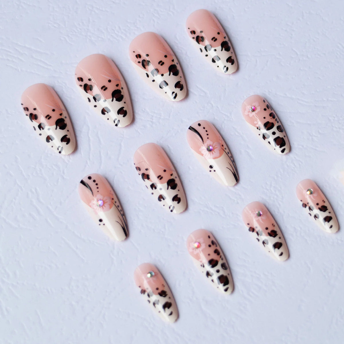 Nail Art Kit Leopard & Floral Complete Set