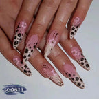 Nail Art Kit Leopard & Floral Complete Set