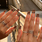 Nail Art Kit Leopard-Print Easy-Apply Salon Finish