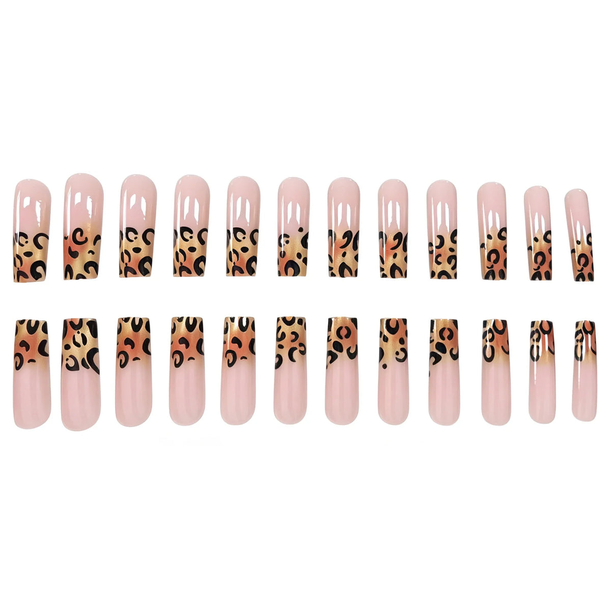 Nail Art Kit Leopard-Print Easy-Apply Salon Finish