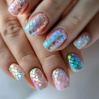 Nail Art Kit Mermaid-Inspired Holographic & Iridescent Non-Toxic