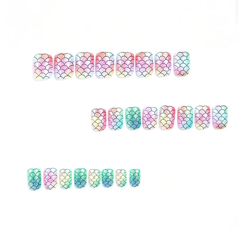 Nail Art Kit Mermaid-Inspired Holographic & Iridescent Non-Toxic