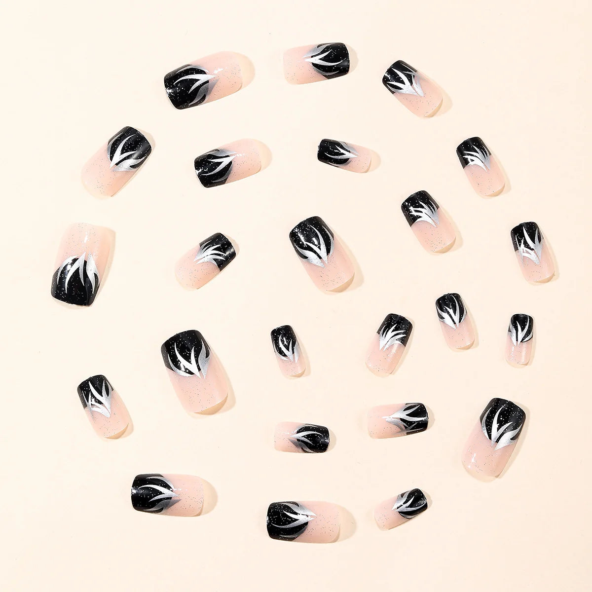 Nail Art Kit Ombre Glitter Easy Application
