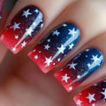 Nail Art Kit Ombre Star Decals Chip-Resistant